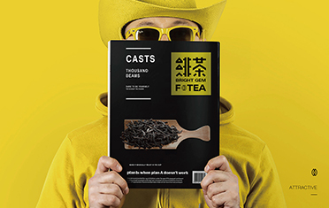 鸡西绯茶品牌设计